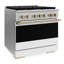 ZLINE Autograph Edition 36 in. Marino Gas Range w/ 6 Gas Burners & Matte Black Accents-1491748598
