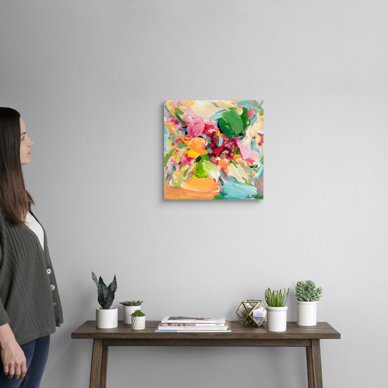 "French Macarons" par Amira Rahim, reproduction sur toile, H 16 po x l 16 po, Toile tendue, Sans cadre