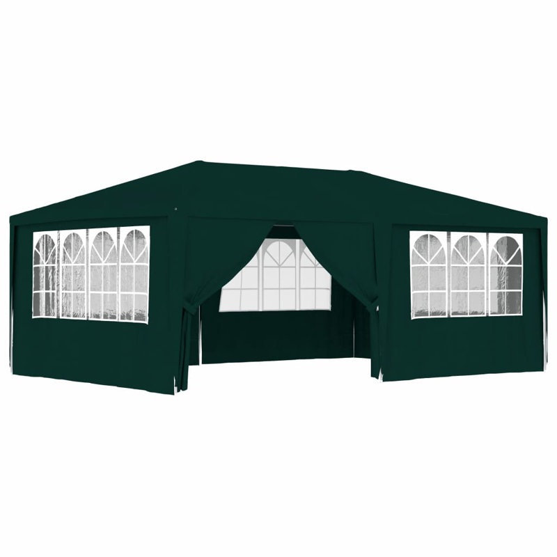 Erim 4m x 6m Steel Party Tent, Green