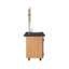 Chariot mobile de science avec tiroirs intérieurs, tablette, lavabo et tableau blanc / miroir