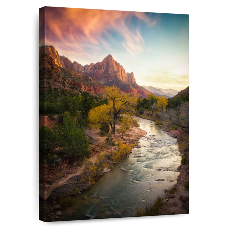 Vue du parc national Alvord Zion, H 48 po x l 32 po
