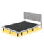 Lit plateforme tapissier Keraghan-725874237