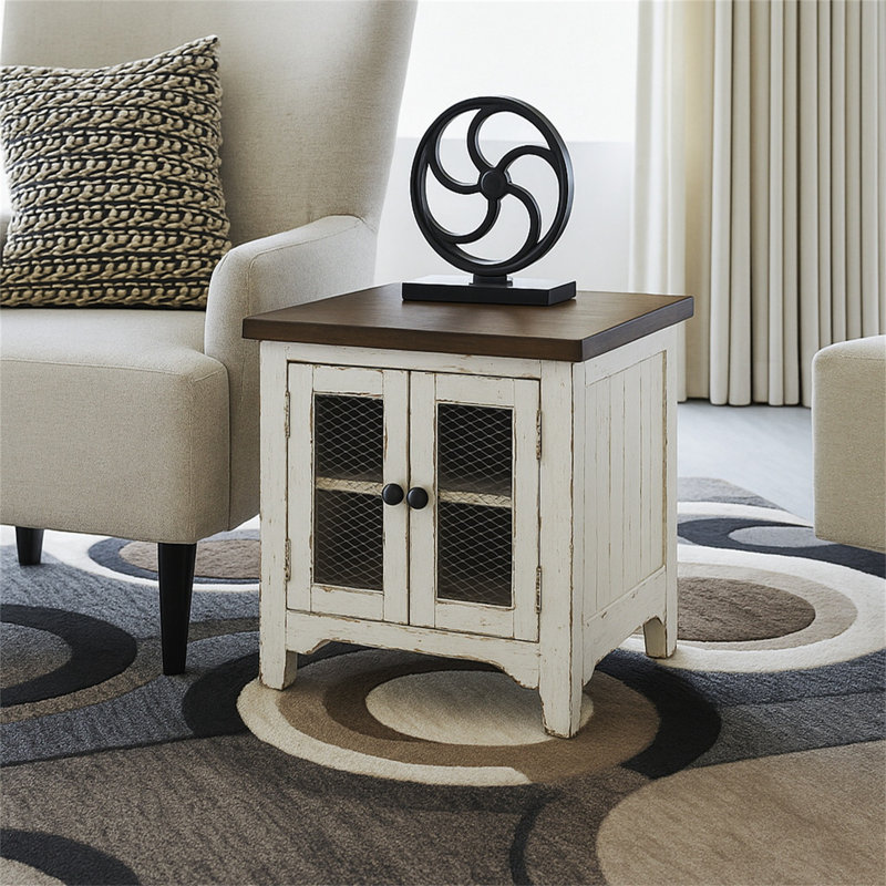 Table de bout avec rangement Etha