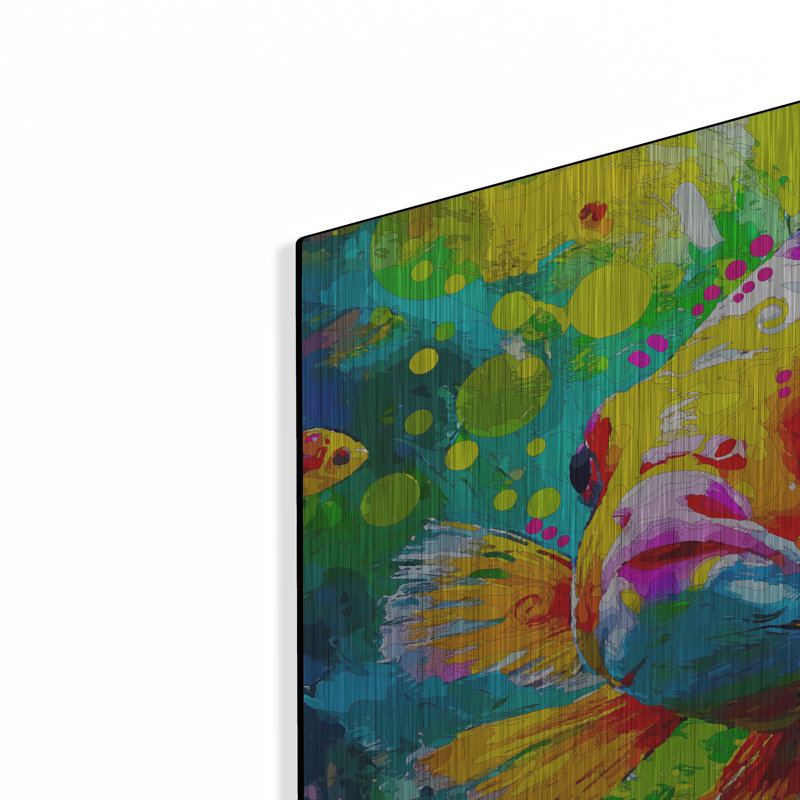 Art mural en métal Winston Porter, H 16 po x l 24 po
