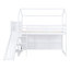Lit mezzanine avec glissade Wood House-1854177346