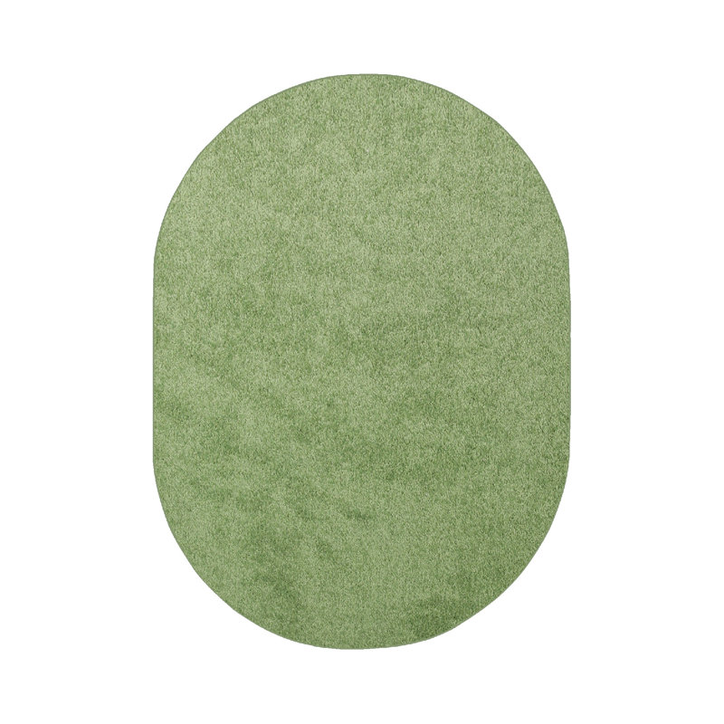Modern Plush Pet and Kids Friendly Solid Color Lime Green Area Rugs, Stain & Fade Resistance, Perfect for Living Room, Dining Room, Bedroom, Playroom and Kidsroom, Event, Wedding, Amberleigh Binded Rug