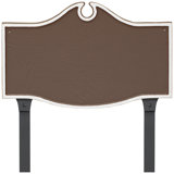 Colonial 1-Line Wall Address Plaque