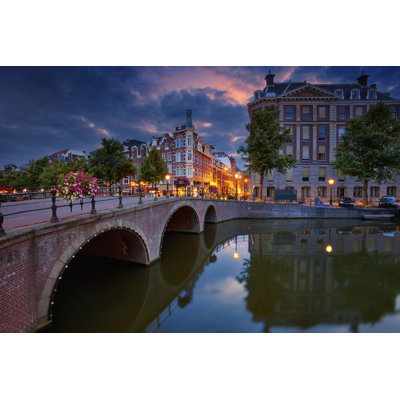Amsterdam by RudyBalasko - Wrapped Canvas Print