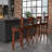 Arkee Counter Stool with Solid Wood Frame