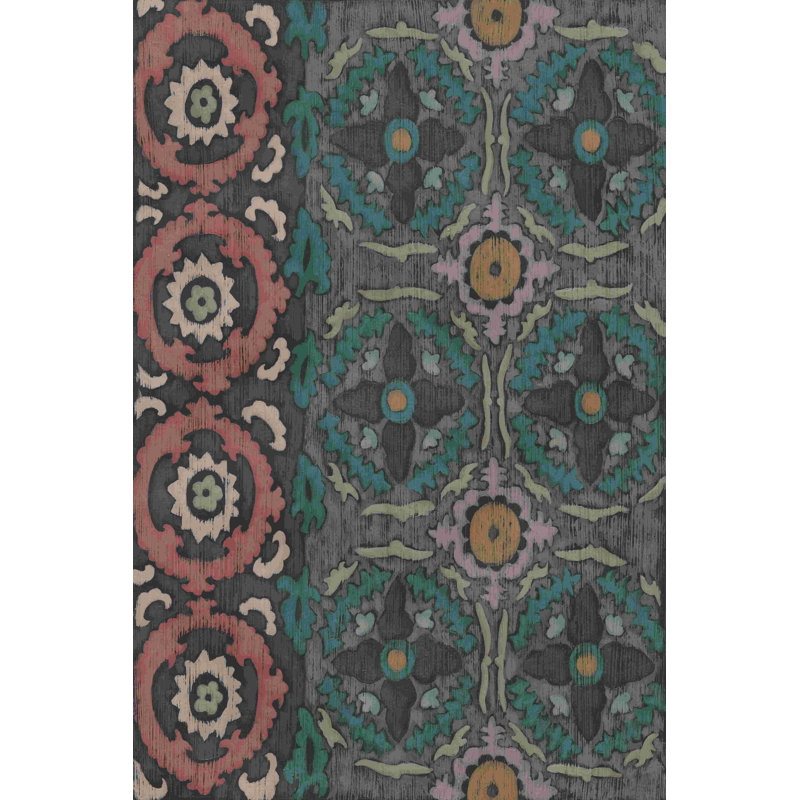 Sarkara Suzani I by Chariklia Zarris - Wrapped Canvas Print, 48" H x 32" W