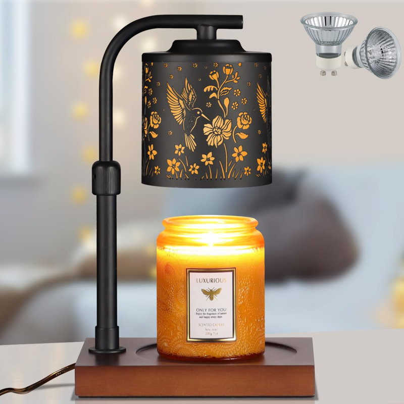 Candle Warmer Lamp With Adjustable Height Dimmable For New Home Decor Electric Candle Warmer For Jar Candles Birthday Gifts For Women Mom(Hummingbird)