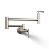 Wall-Mount Pot Filler Faucet, Swing Arm Kitchen Pot Filler Faucet