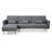 Maxime 105" Wide Reversible Sleeper Corner Sectional-2055793352