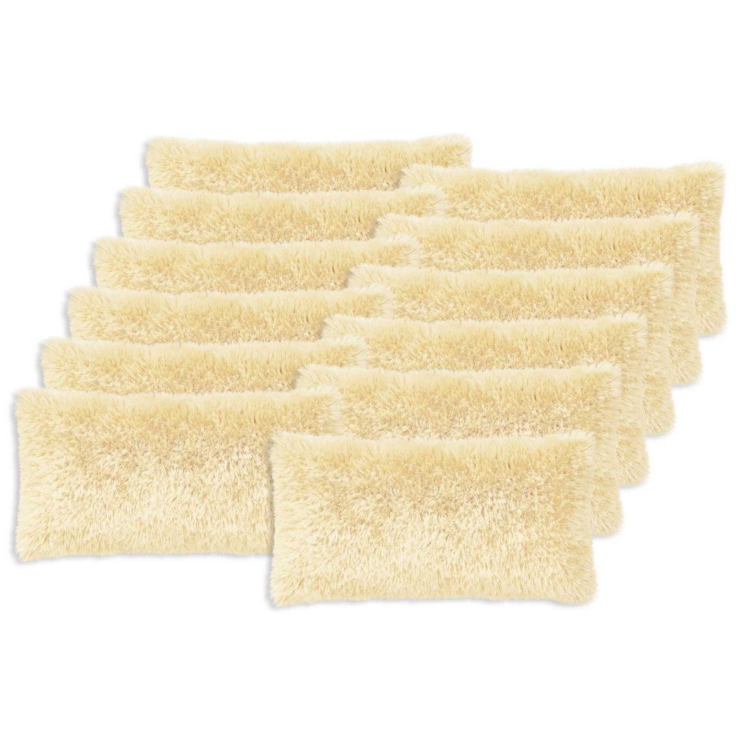 Vidaxl Cushion Cover 12 Pcs Heerlen Cream 40 X 80 Cm Pv Fleece, Cream - Image 2