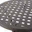 Table d'appoint d'extérieur en fonte d'aluminium durable, parfaite pour les réceptions de patio et de jardin, facile à déplacer et durable.
