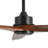 72" Large Modern Solid Wood 3-Blade Indoor Ceiling Fan with Remote Control-740353689