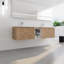 Meuble-lavabo modulaire 72 po avec lavabo, portes à fermeture douce et tablette de rangement 72 po (armoires 30 po + 12 po)