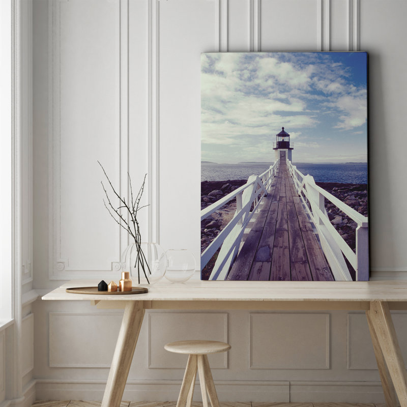 " Lighthouse Path ", 16" H x 20" W x 1.5" D