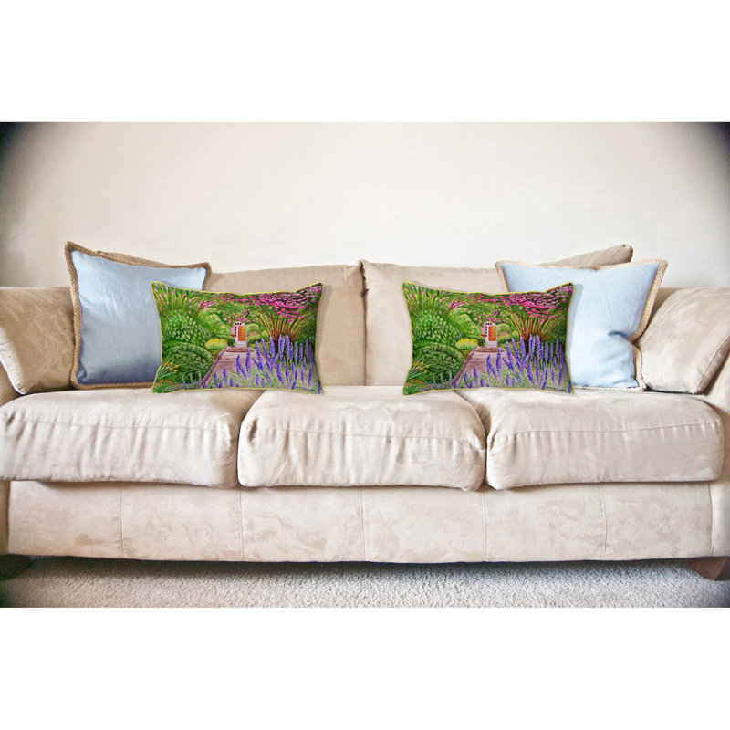 Garden Outdoor Throw Pillow
