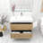 35.4'' Single Bathroom Vanity with Acrylic Top-270177626