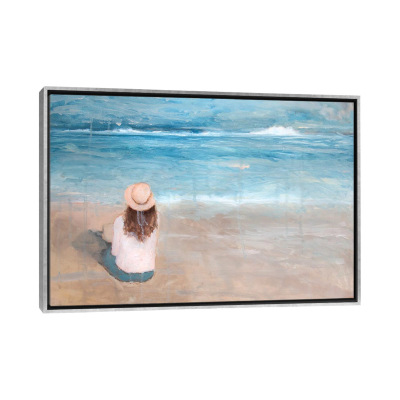 En prévision - Impression d'art mural - Toile encadrée, 40" x 26", Toile avec cadre, Argent