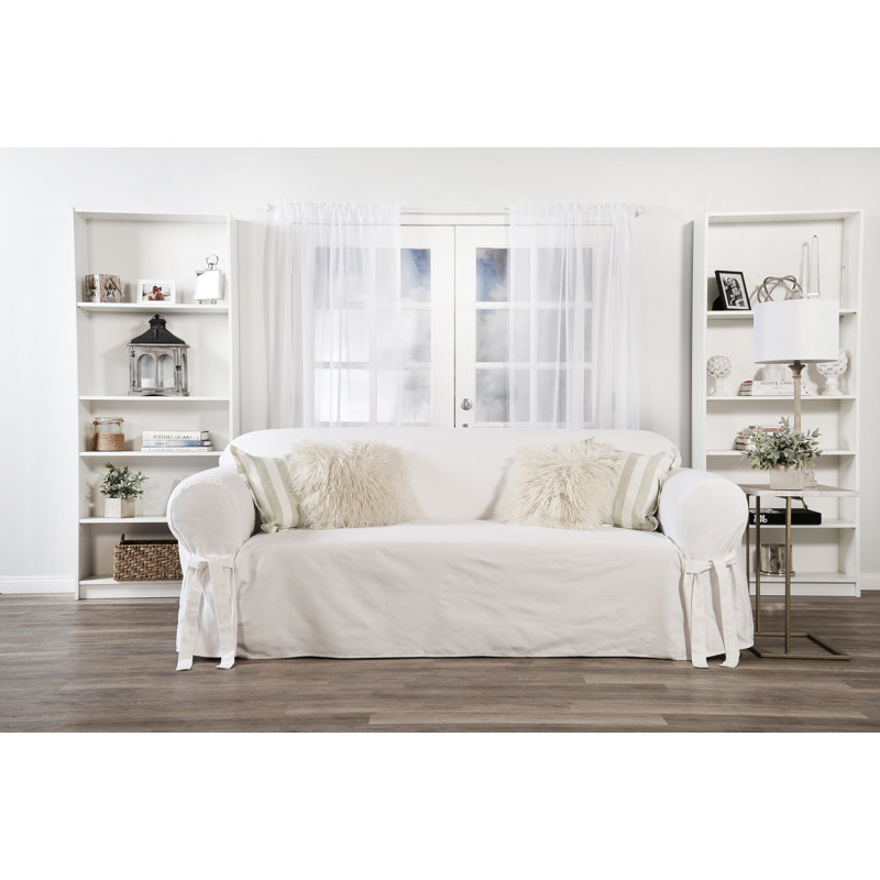 Housse pour causeuse à coussins carrés