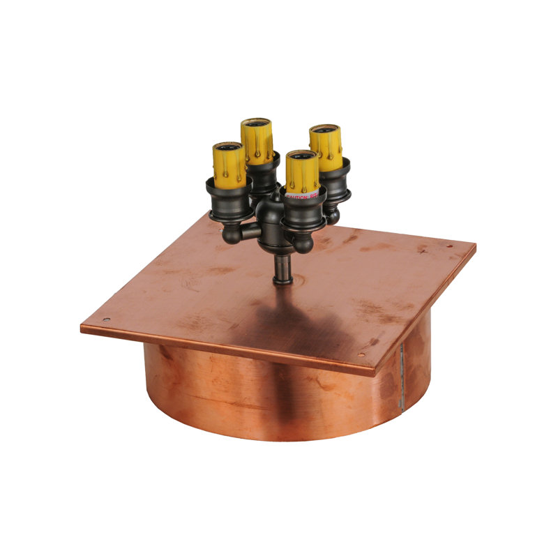 Rustic Lodge 4 - Light Lantern Head