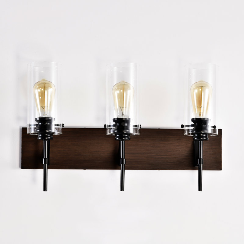 Luminaire chic de style moderne au fini mat en métal pour salle de bain et plus encore