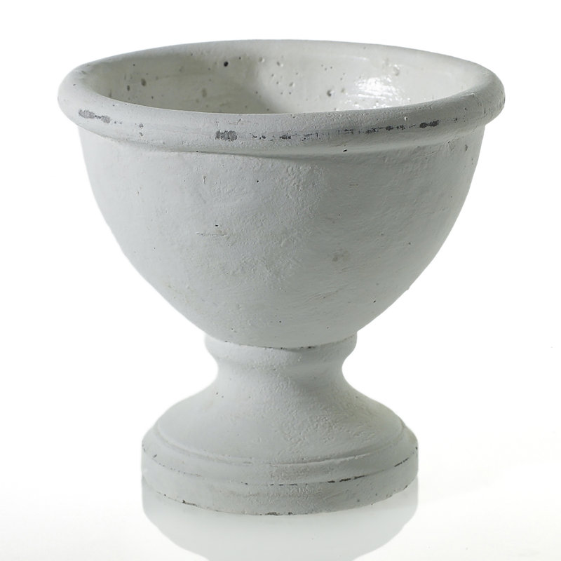 Vase de table en céramique fabriqué à la main, H 5,75 po x l 6,25 po x P 6,25 po
