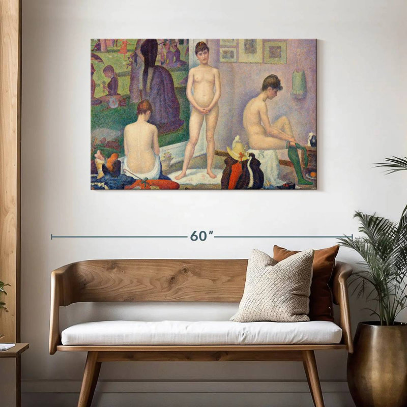 Leisha Models Poseuses 1886-1888, 30" H x 45" W