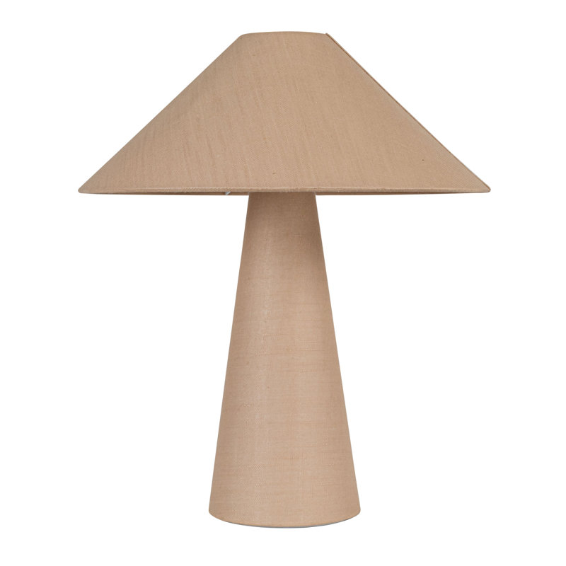 James Natural Linen Table Lamp