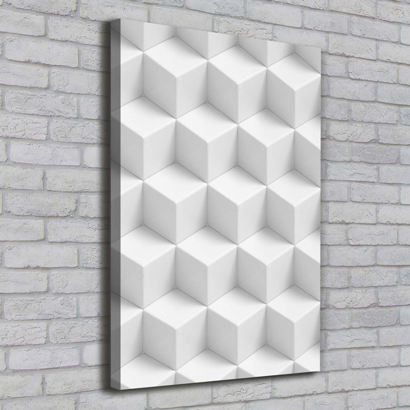 3D Abstraction - Wrapped Canvas Print