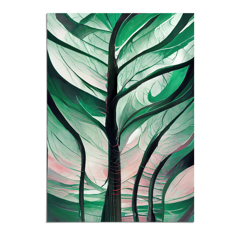 Tree Abstract Art No.1 - Wall Art, Paper, 59.4cm H x 42cm W, No Matte