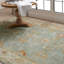 Tapis bleu / crème Amasya-61241360