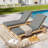 Outdoor 4'' Chaise Lounge Cushions Lounge Chair Cushions 26" W X 80" L-423027317
