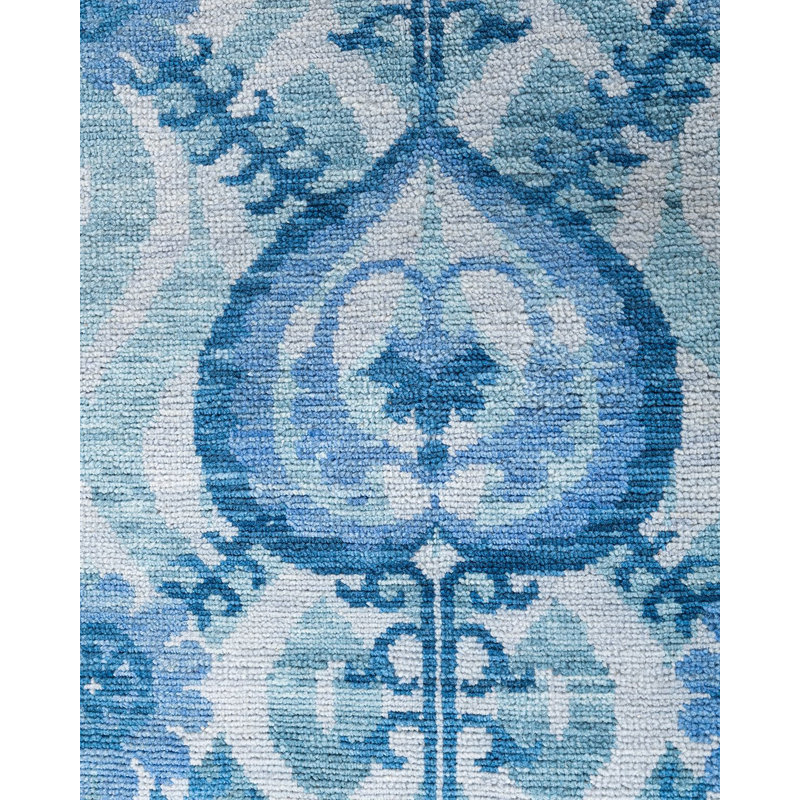 Overdyed One-of-a-Kind 7' 10" X 9' 10" Hand Knotted Area Rug