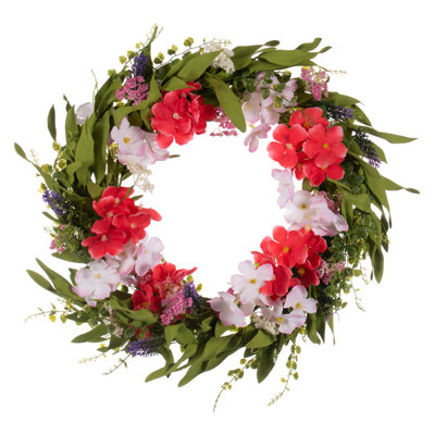 22 " Mixed Greenery Polyester Wreath