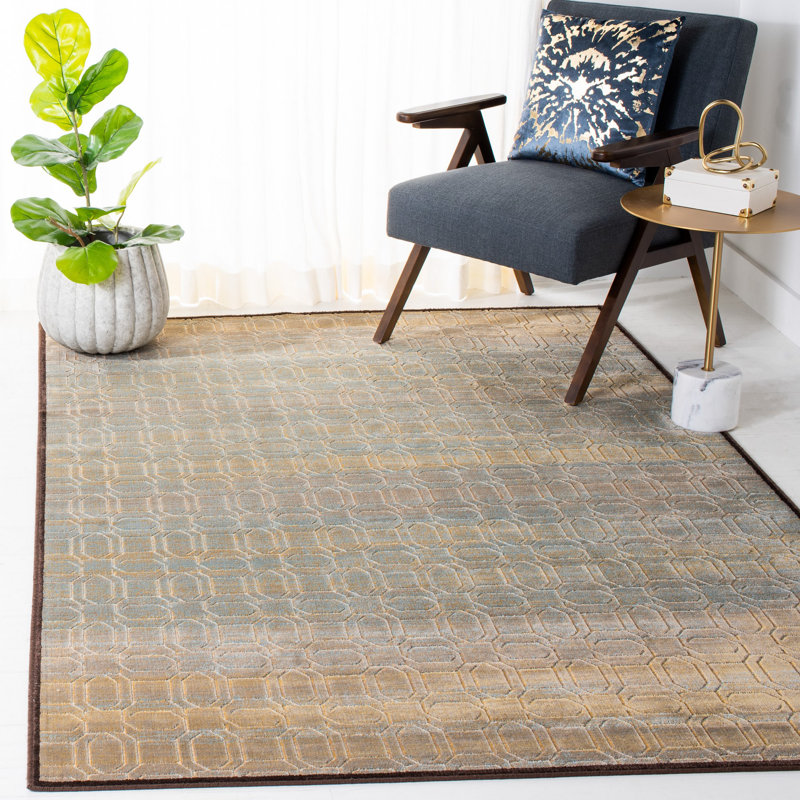 Braswell Performance Geometric Rug, Rectangle 5'3" x 7'6"