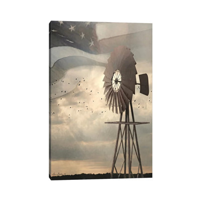 Land That I Love Windmill I by Lori Deiter - Print on Canvas