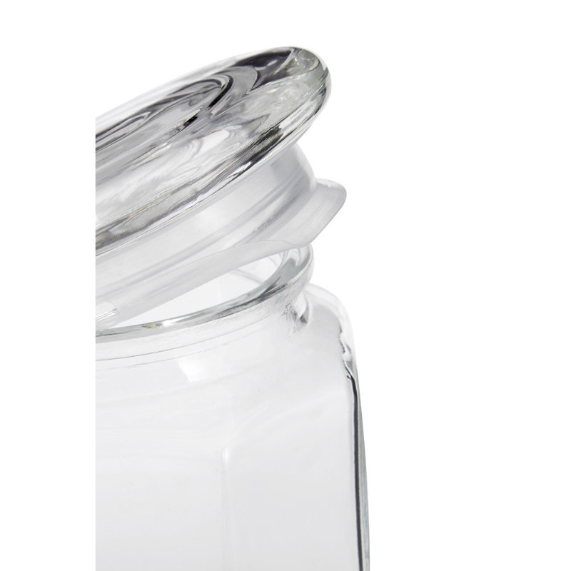 Glass Jar, 17cm H x 11cm W x 11cm D