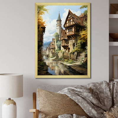 Allemagne, charme bavarois, impressions sur toile de paysages urbains