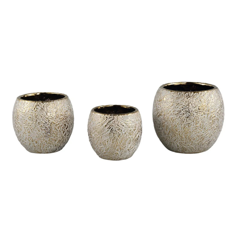 Sunia Ceramic Pot Planter, 18cm H x 20cm W x 20cm D