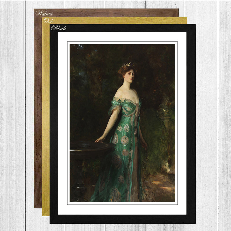 John Singer Sargent - Single Picture Frame Painting, Oak