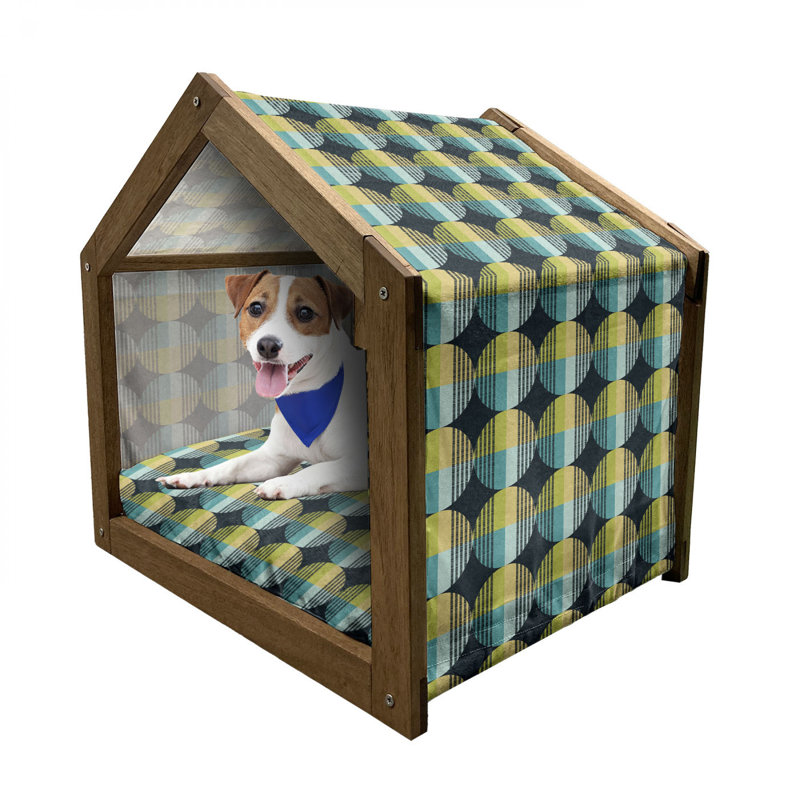 Niche pour chien en bois, H 25,59 po x l 29,53 po x P 21,65 po