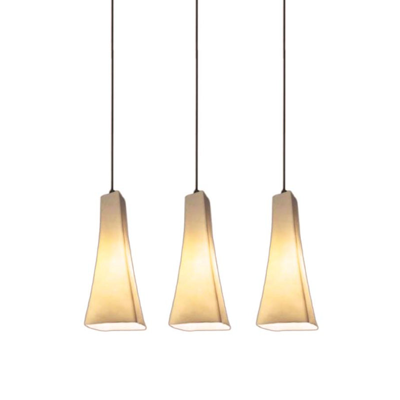 3 - Light Brown/Black Kitchen Island Pendant