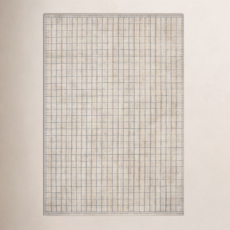 Tapis ardoise / naturel Amber Lewis x Loloi Bexley, Rectangle 7 pi 10 po x 10 pi