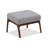 Cue Ottoman White Dark Walnut-120595936