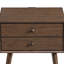 Table de bout Mid-Century moderne en bois, ensemble de deux