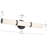 Rosh 24.25-in Black LED CCT Bath Bar with White Glass Shade-108202134