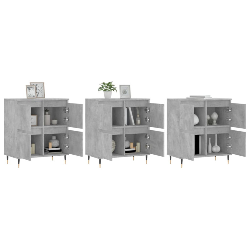 Nayonna 180cm Sideboard, Concrete Grey